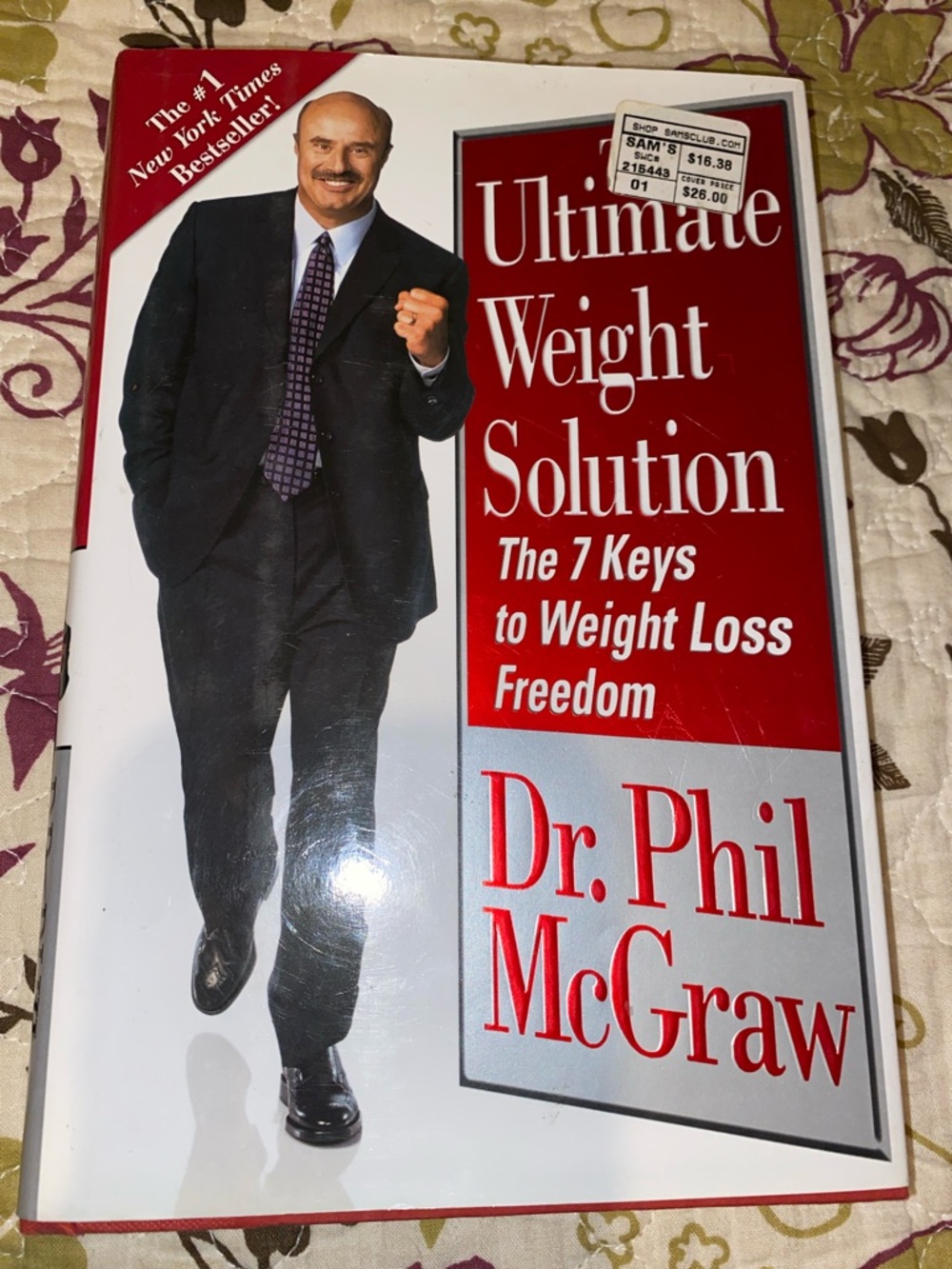 Dr. Phil McGraw "The Ultimate Weight Solution" Hardcover - Red & White Cover